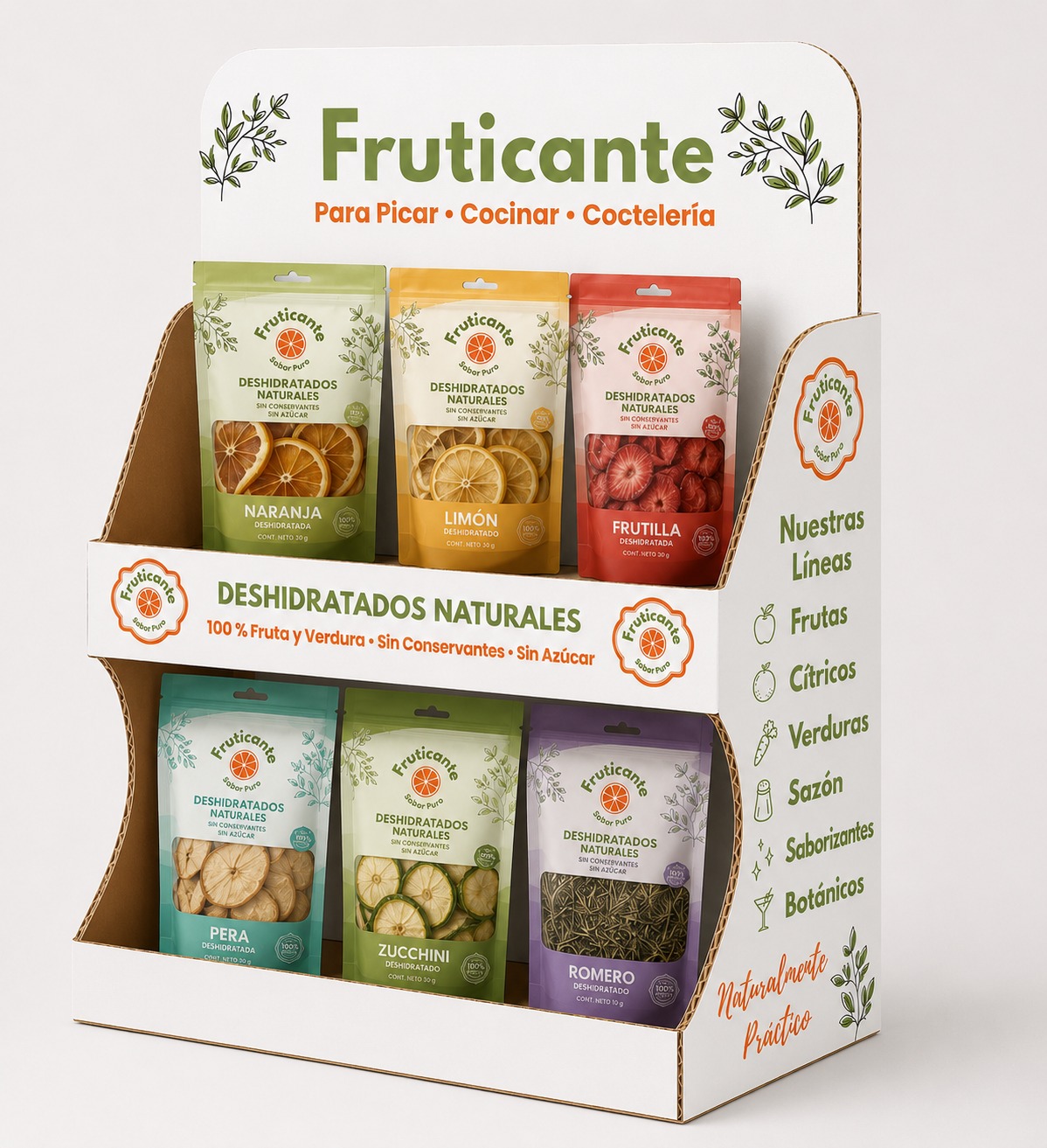 Exhibidor Fruticante para comercios